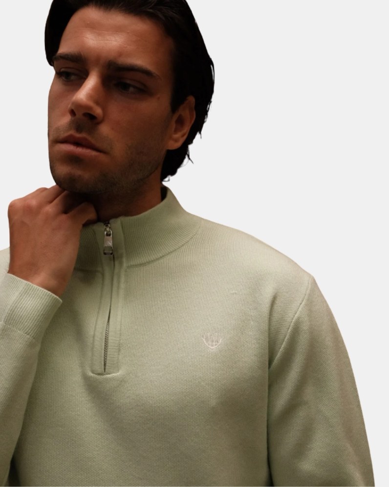 Knit Half Zip Jumper