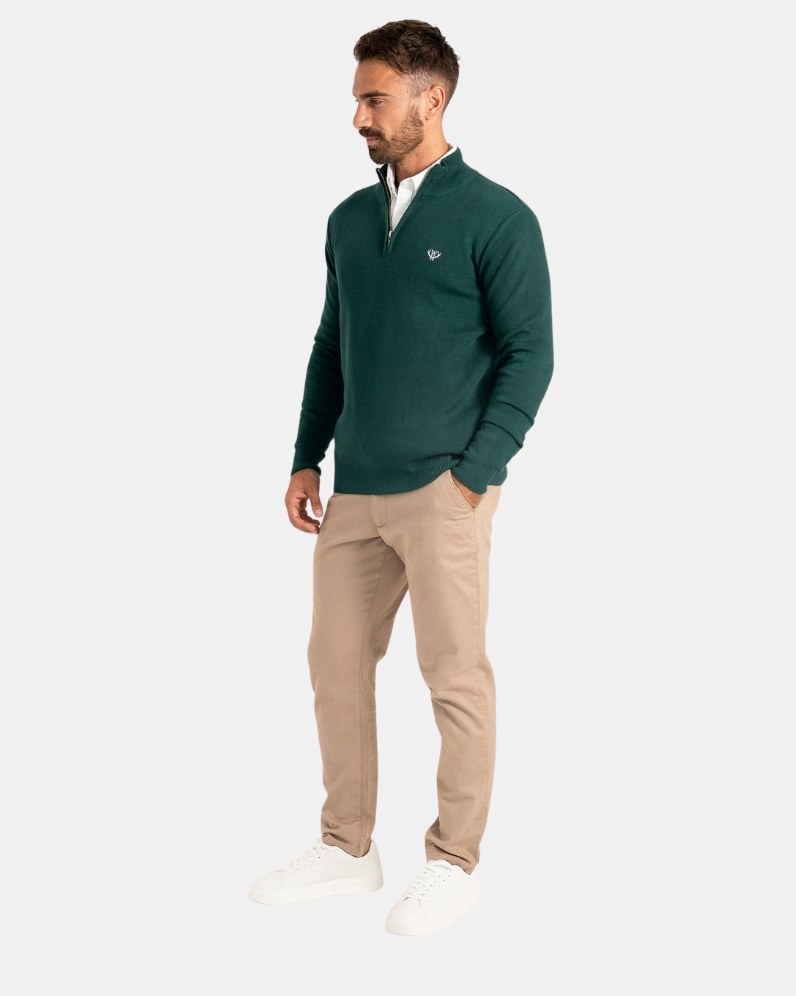 Knit Half Zip Jumper