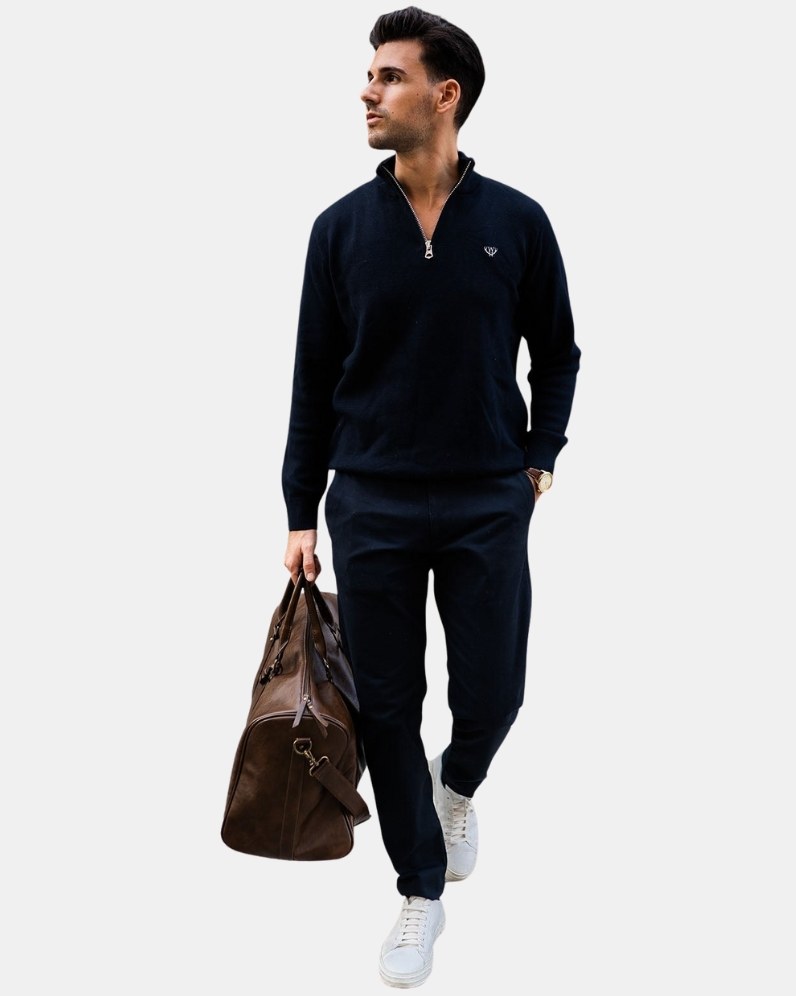 Knit Half Zip Jumper