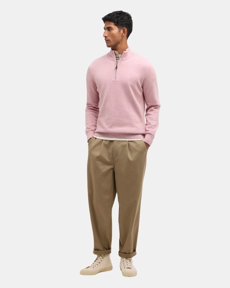 Cotton 1/4 Zip Jumper