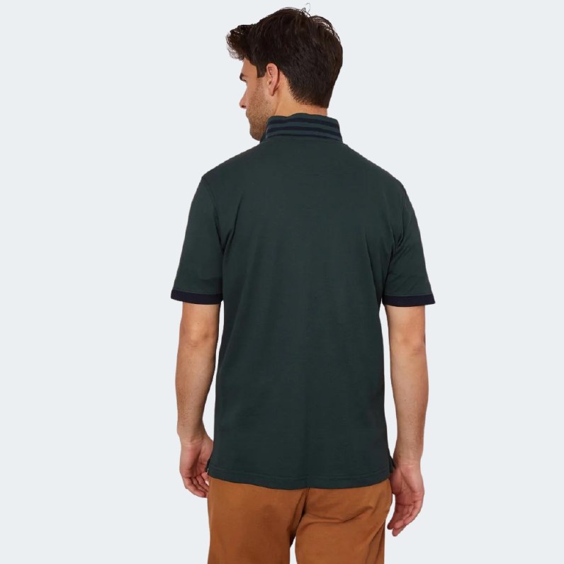 Pima Cotton Contrast Polo Shirt