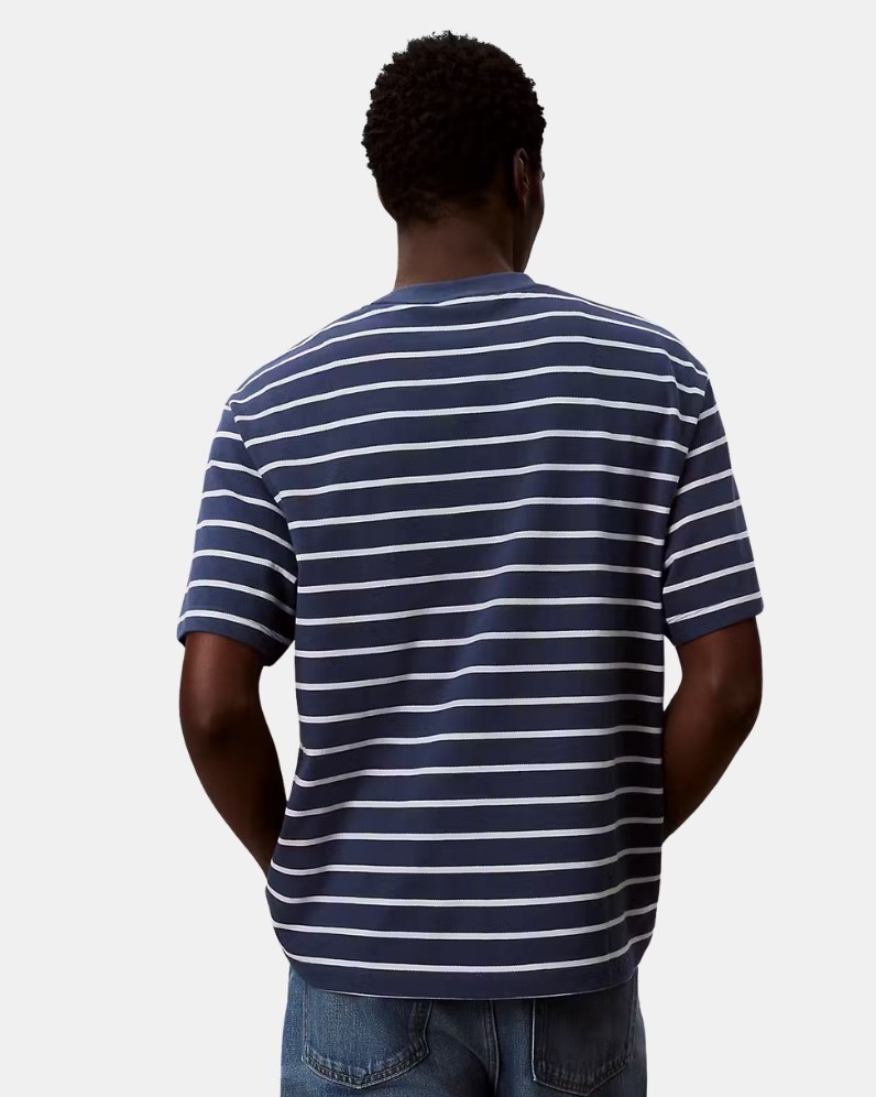 Stripe Pique T-Shirt