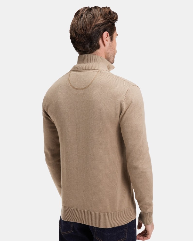 Heavy Cotton Zip Jumper