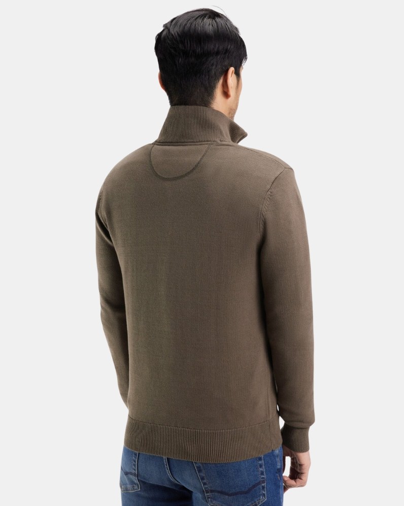 Heavy Cotton Zip Jumper