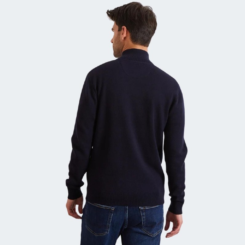 Cable Knit Half Zip Jumper