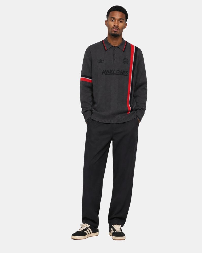 LS Knit Football Polo