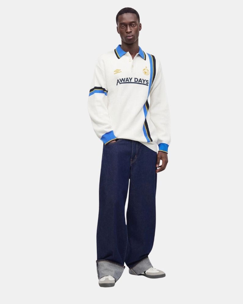 LS Knit Football Polo