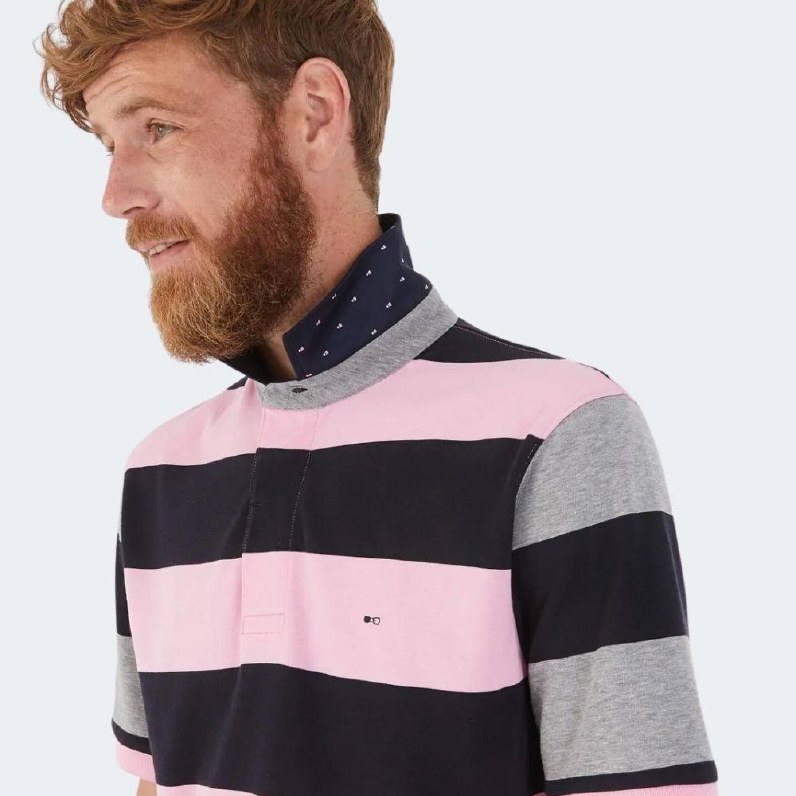 Jersey Striped Polo