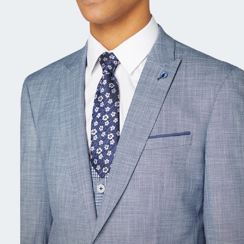 Remus Uomo Mario Contrast Three-Piece Suit