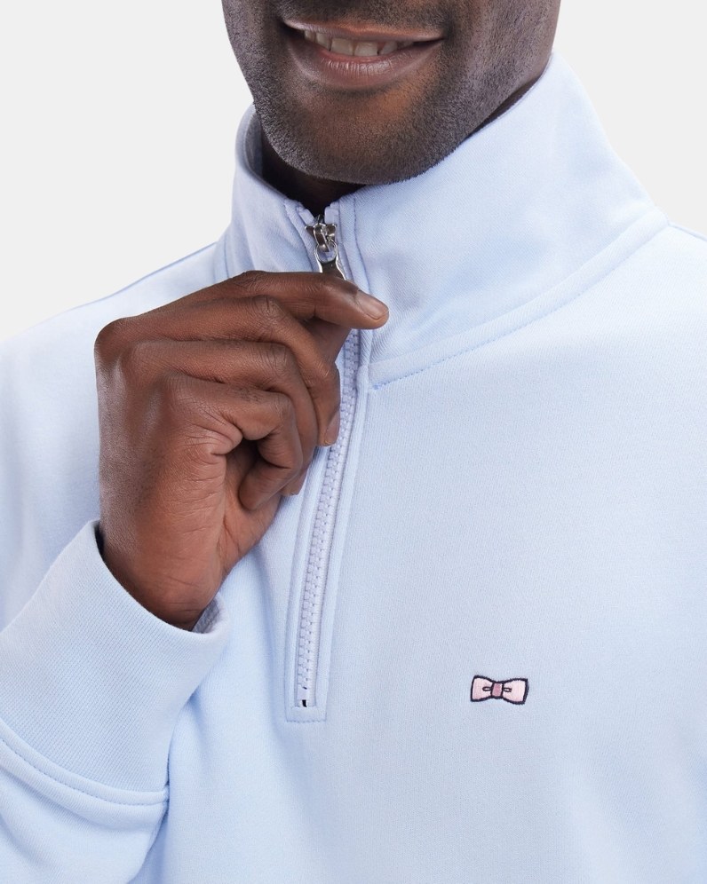 トップス EDWARD CUMING HALF MOON LOOSE SWEATER EDWARD CUMING | HALF MOON LOOSE SWEATER / BLUE-BLACK-LIME