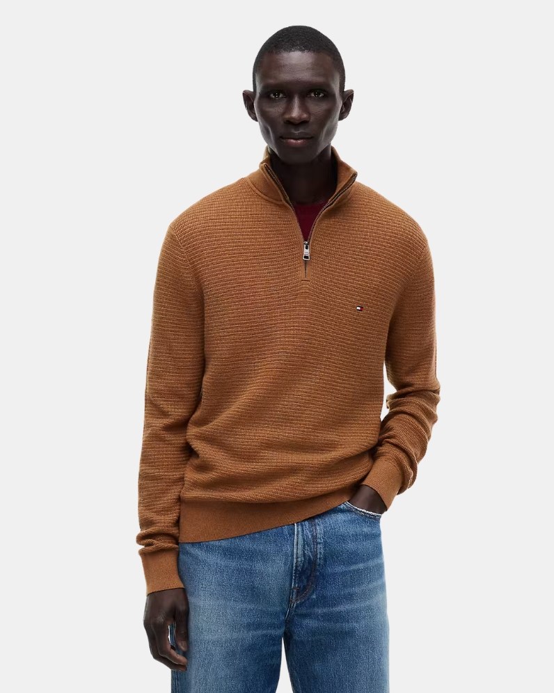 Cashmere Half Zip Jumper