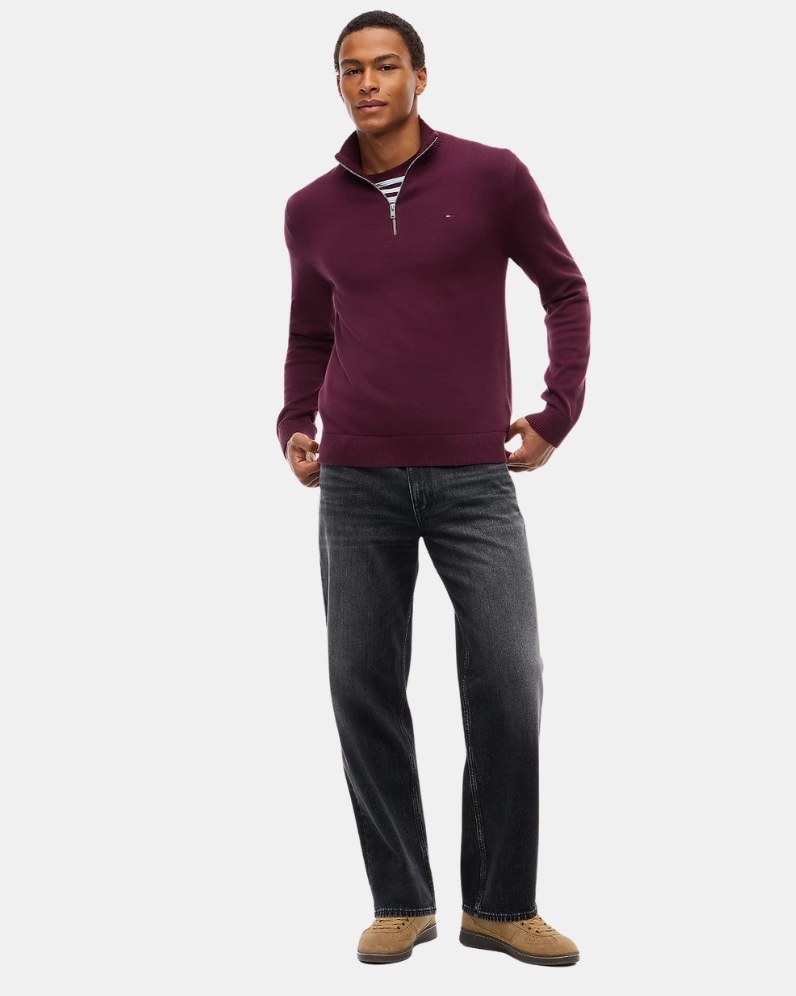 Flag Quarter Zip Jumper
