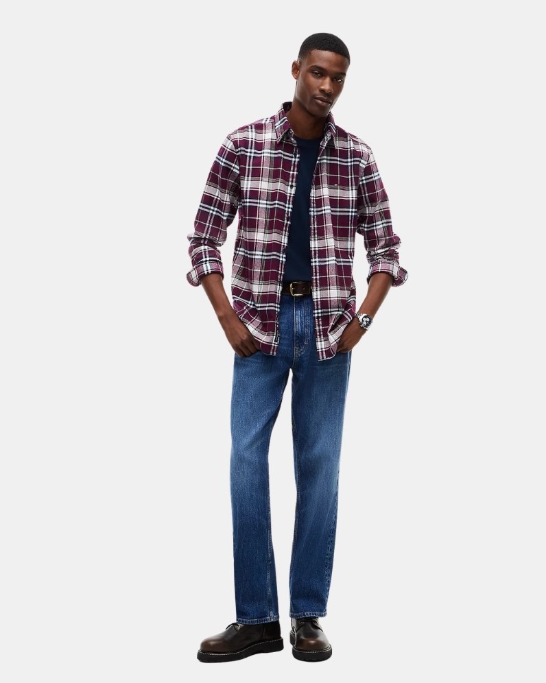 Check Brush Flannel Shirt