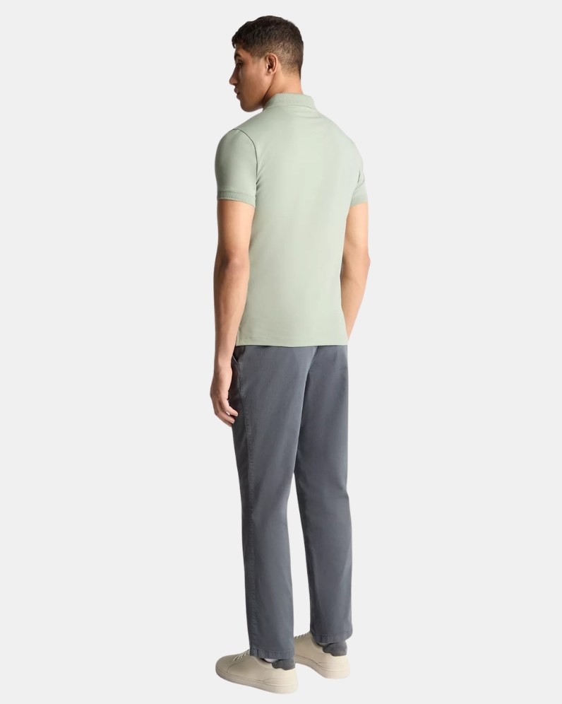 Tapered Cotton Stretch Polo