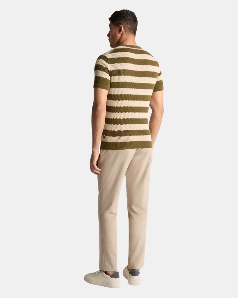 Stripe Knit T-Shirt