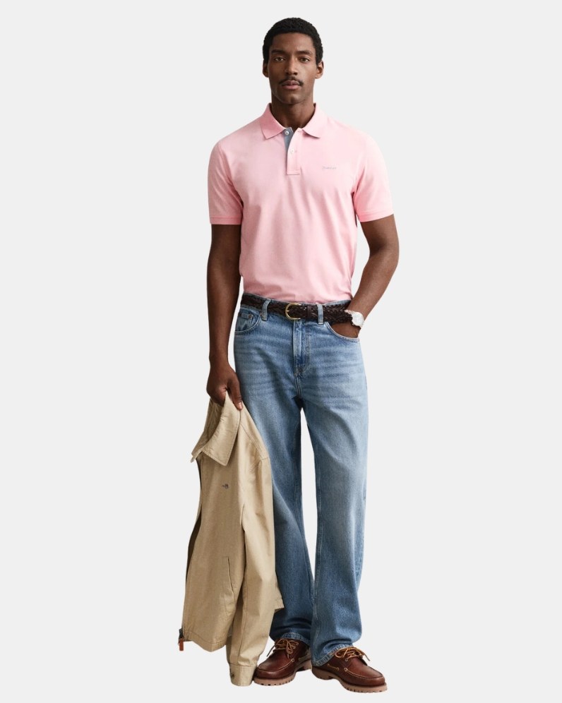 Contrast Pique Polo
