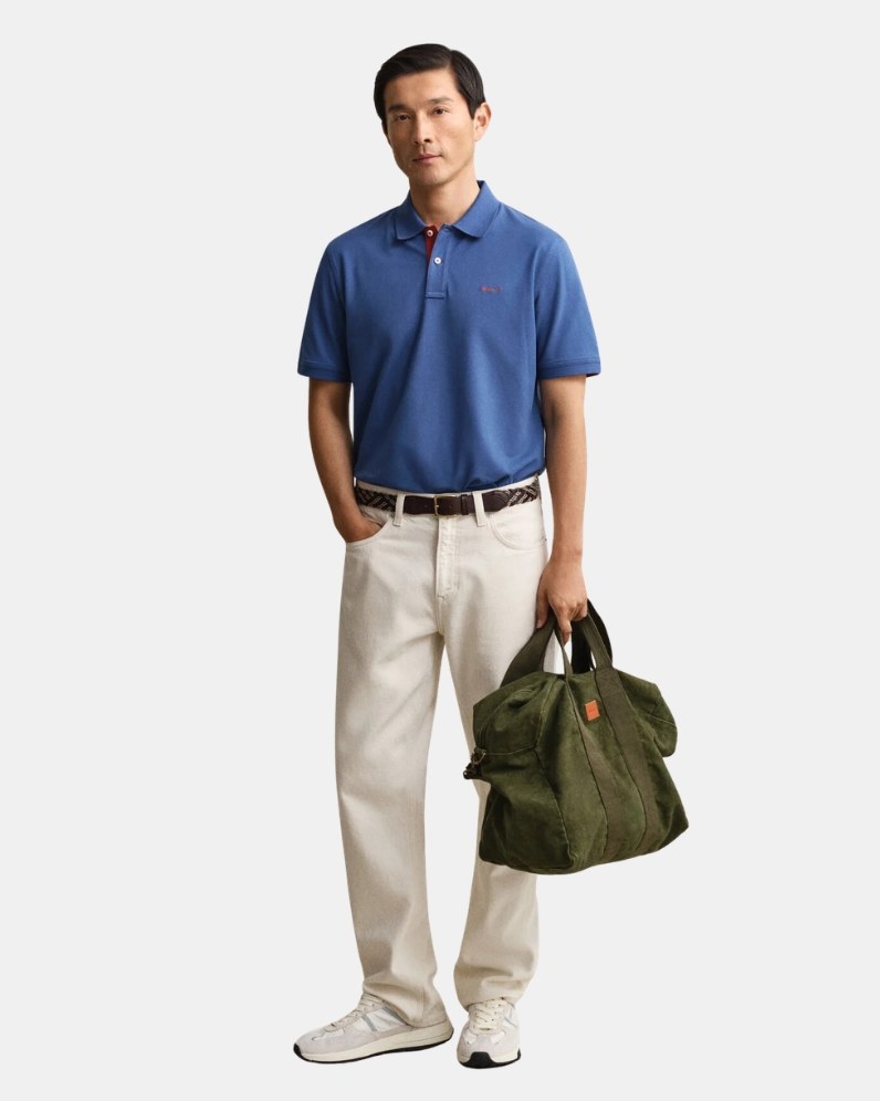 Contrast Pique Polo
