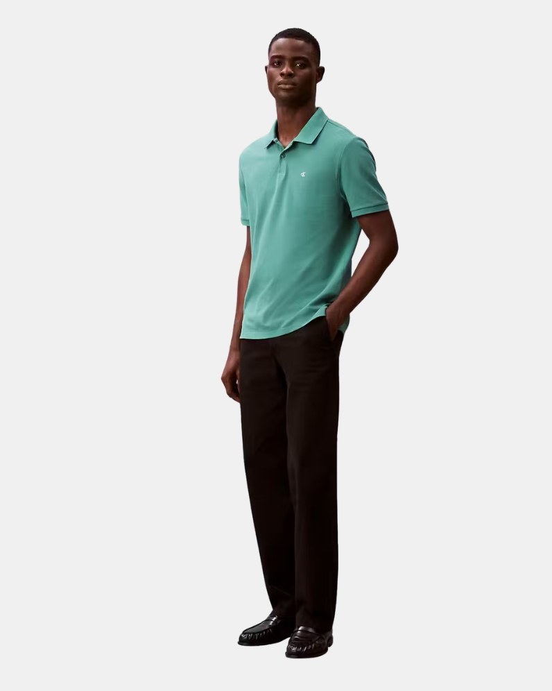 Monogram Pique Polo Shirt