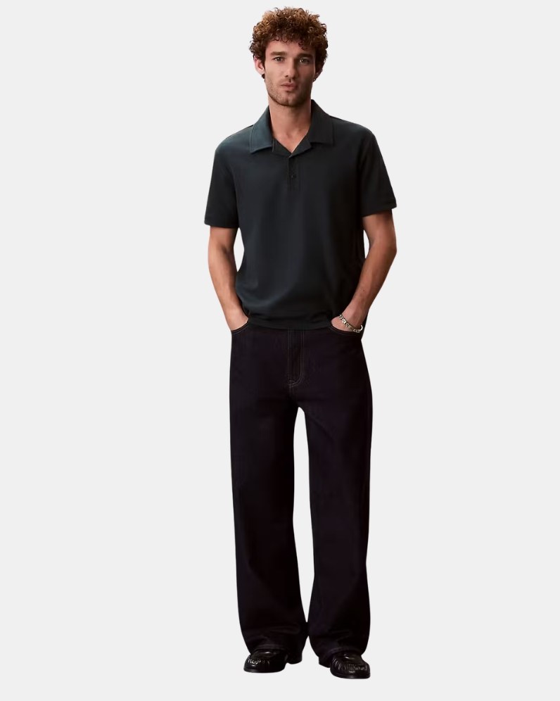 Monogram Pique Polo Shirt