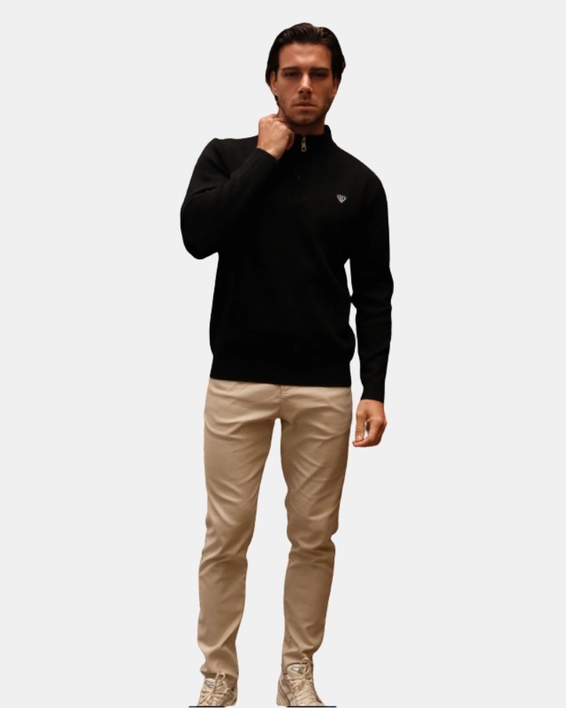 Knit Half Zip Jumper
