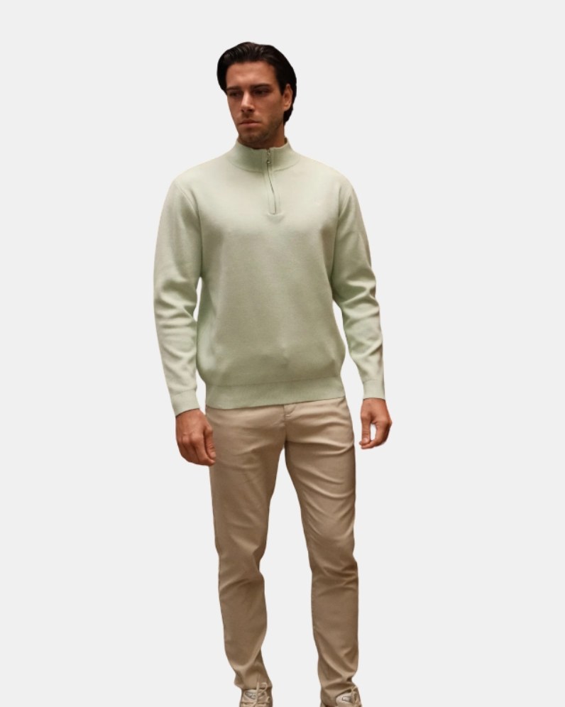 Knit Half Zip Jumper