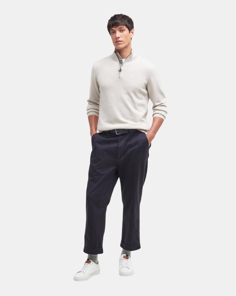 Cotton 1/4 Zip Jumper