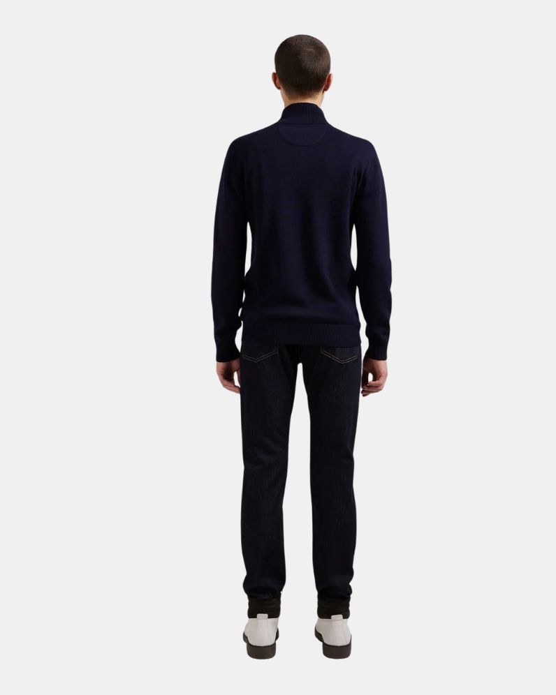 Cotton Half Zip Jumper