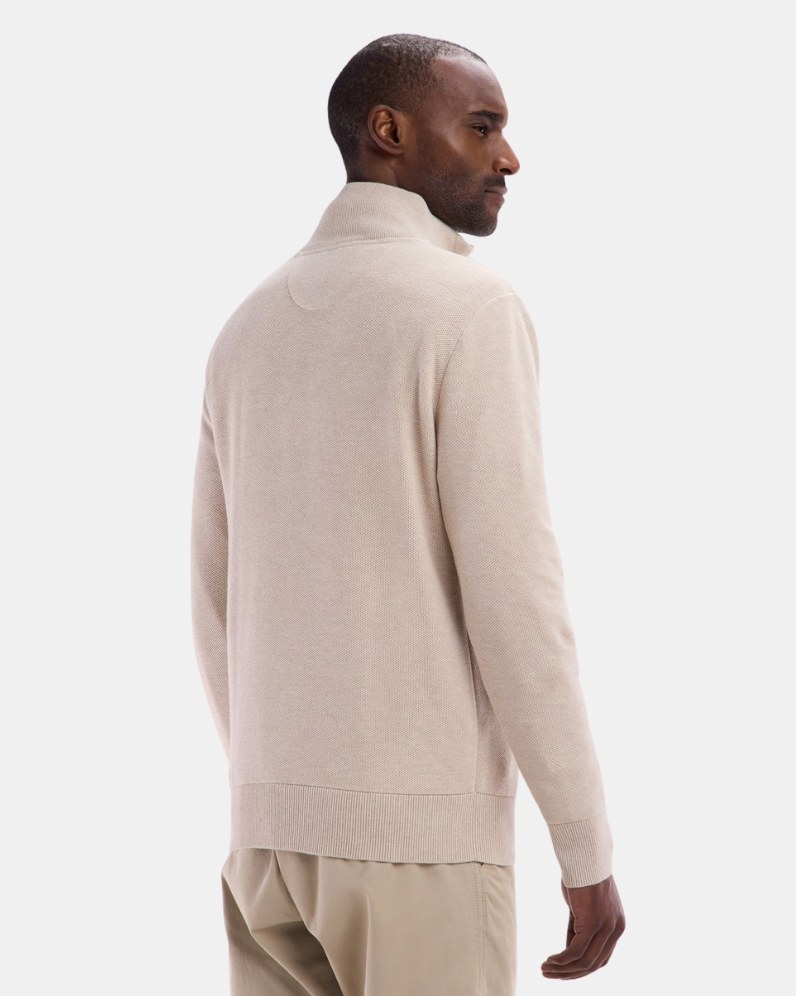 Cotton Half Zip Jumper