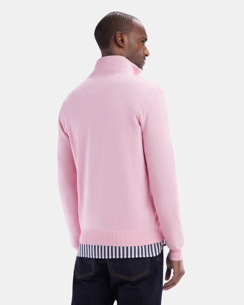Cotton Half Zip Jumper