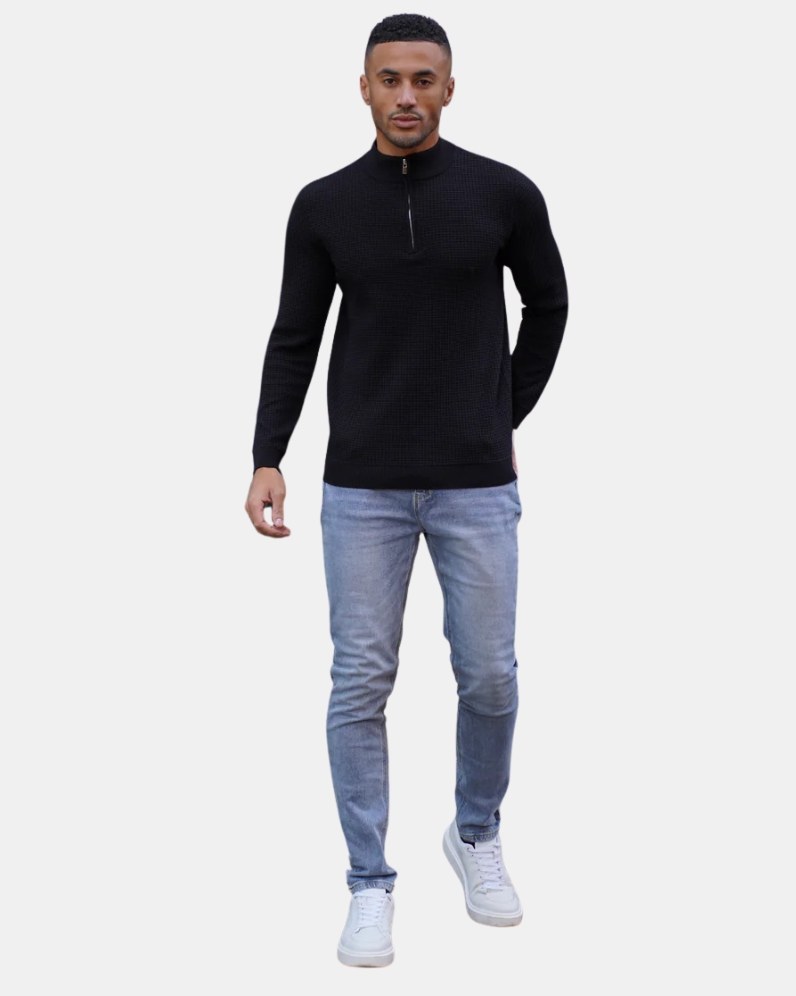 Waffle Quarter Zip
