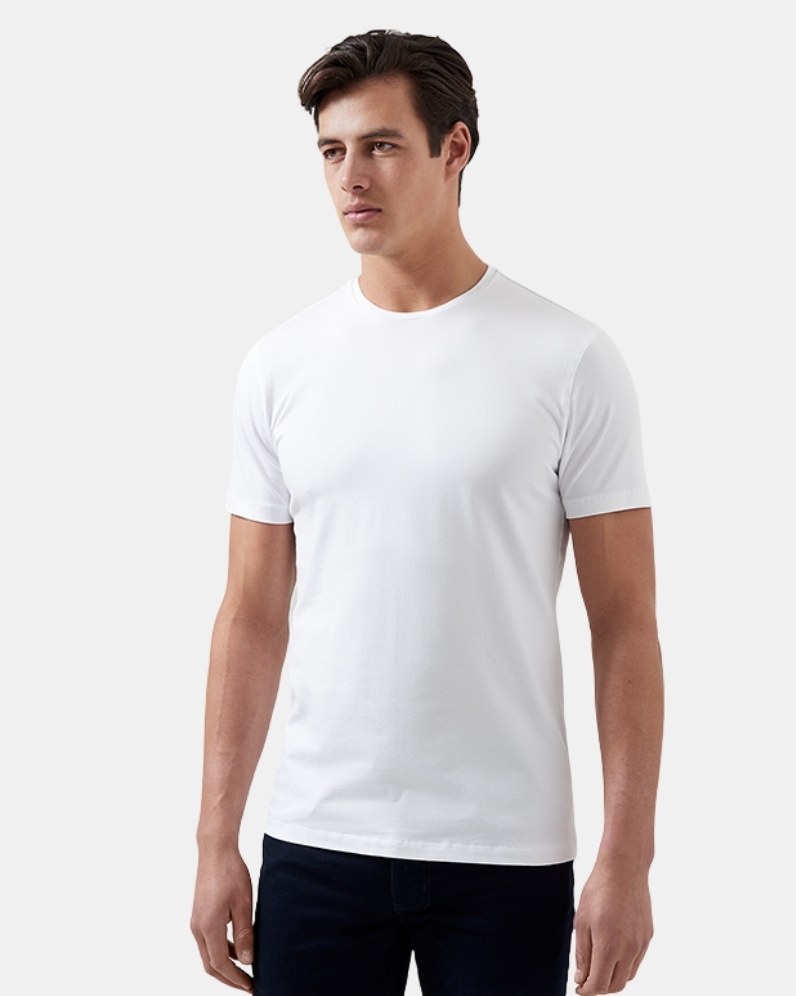 Remus Uomo Tapered Cotton Stretch Tee