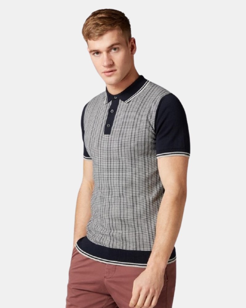 Remus Uomo Knit Polo Shirt