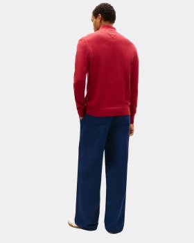 Essential Mock Knit Half Zip