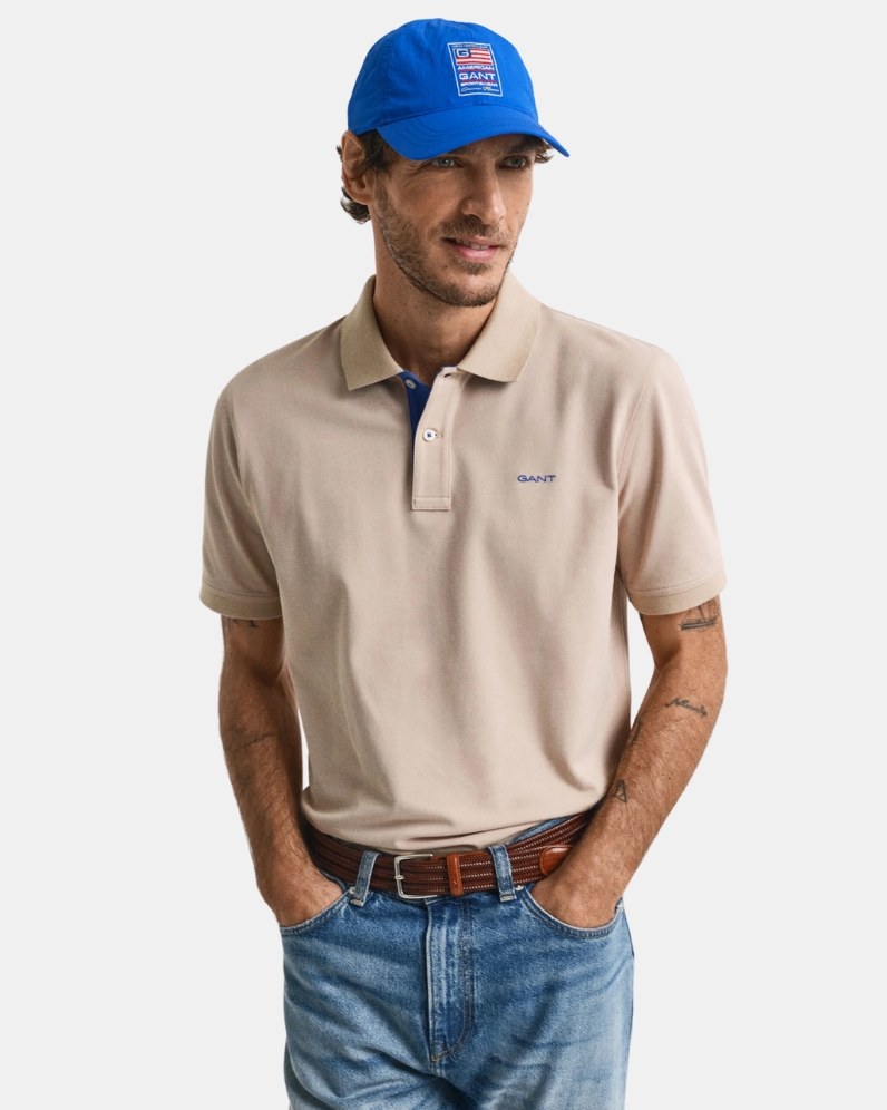 Contrast Pique Polo