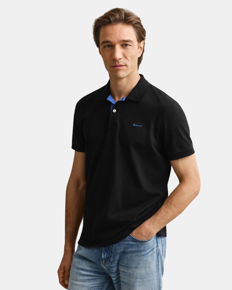 Contrast Pique Polo