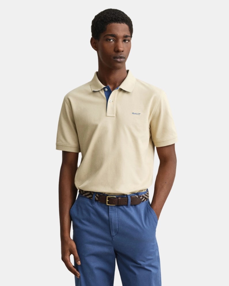 Contrast Pique Polo