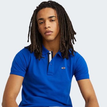 Tommy Jeans Slim Placket Polo