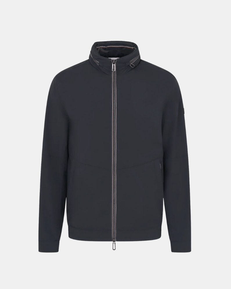 Contrast Zip Casual Jacket