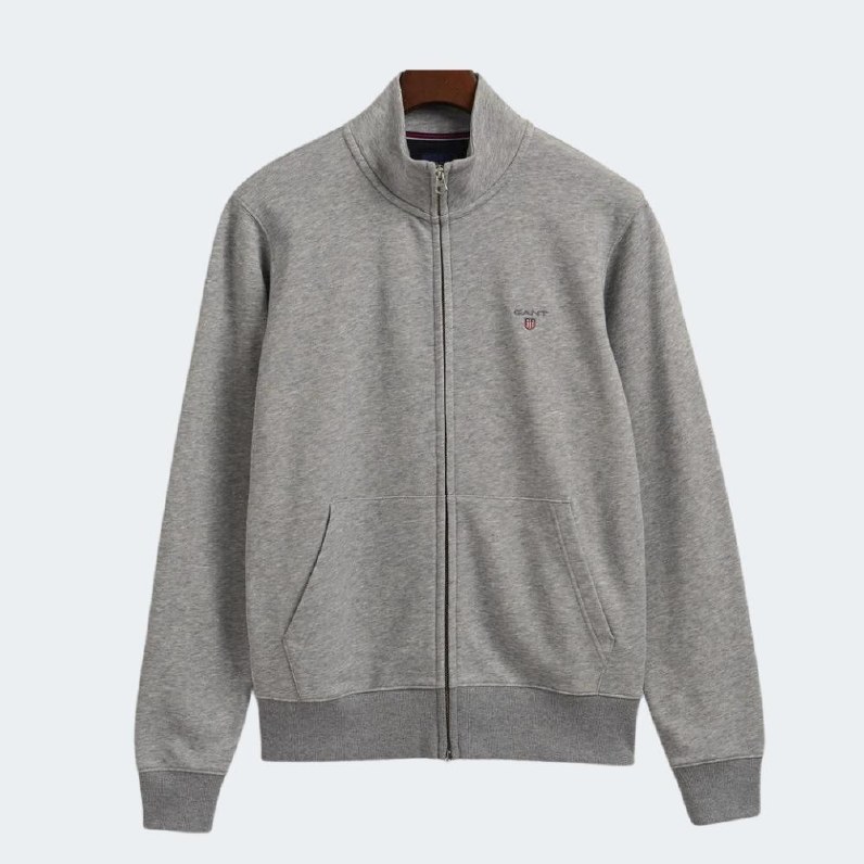 Gant Original Logo Full-Zip Sweater