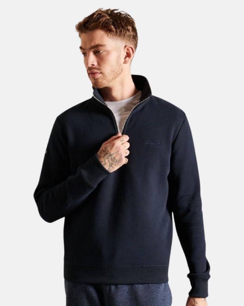 Superdry Henley Vintage Half-Zip