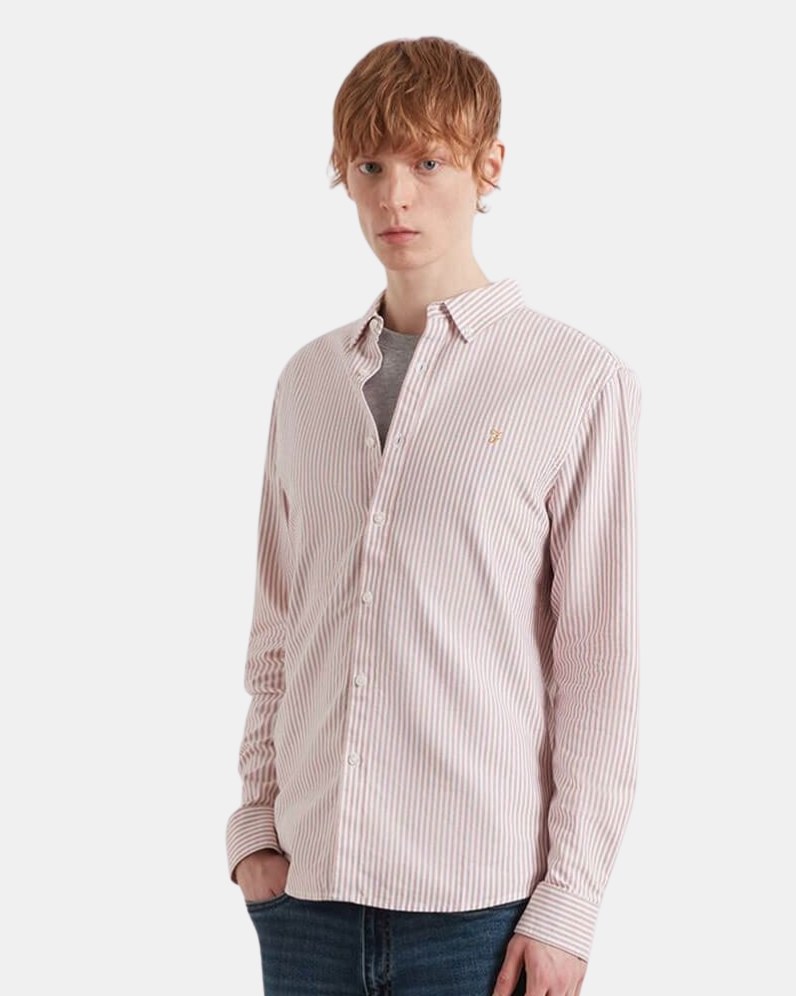 Brewer LS Stripe Shirt