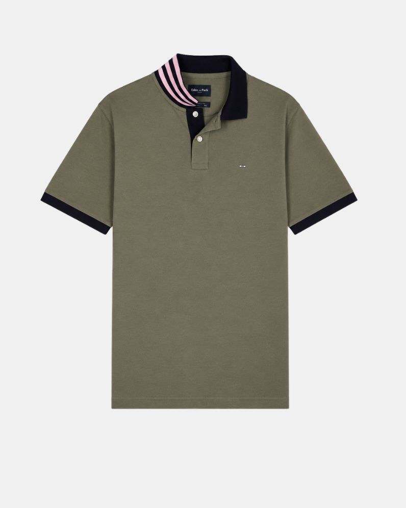 Contrast Polo Shirt