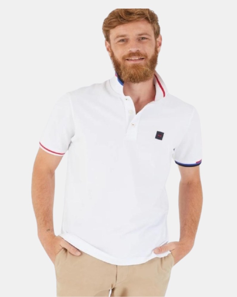 Contrast Jersey Polo