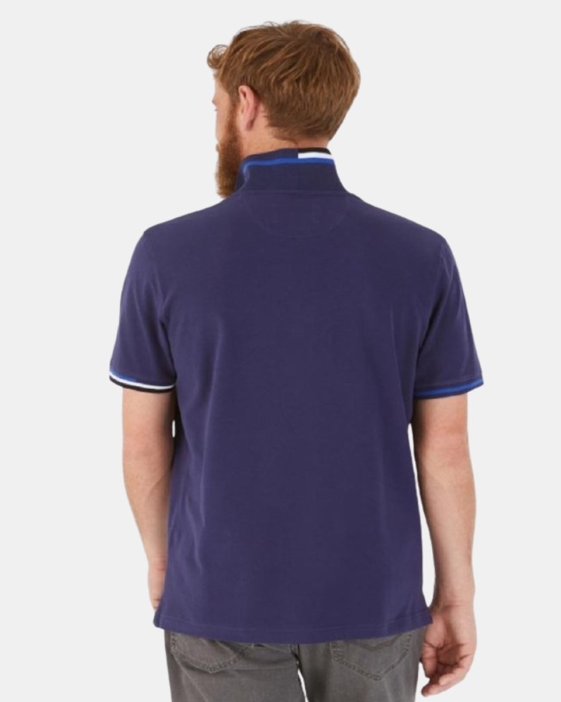 Contrast Jersey Polo