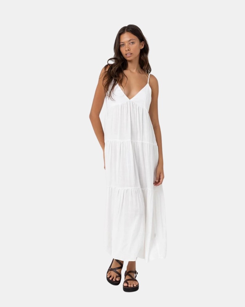 Classic Tiered Midi Dress