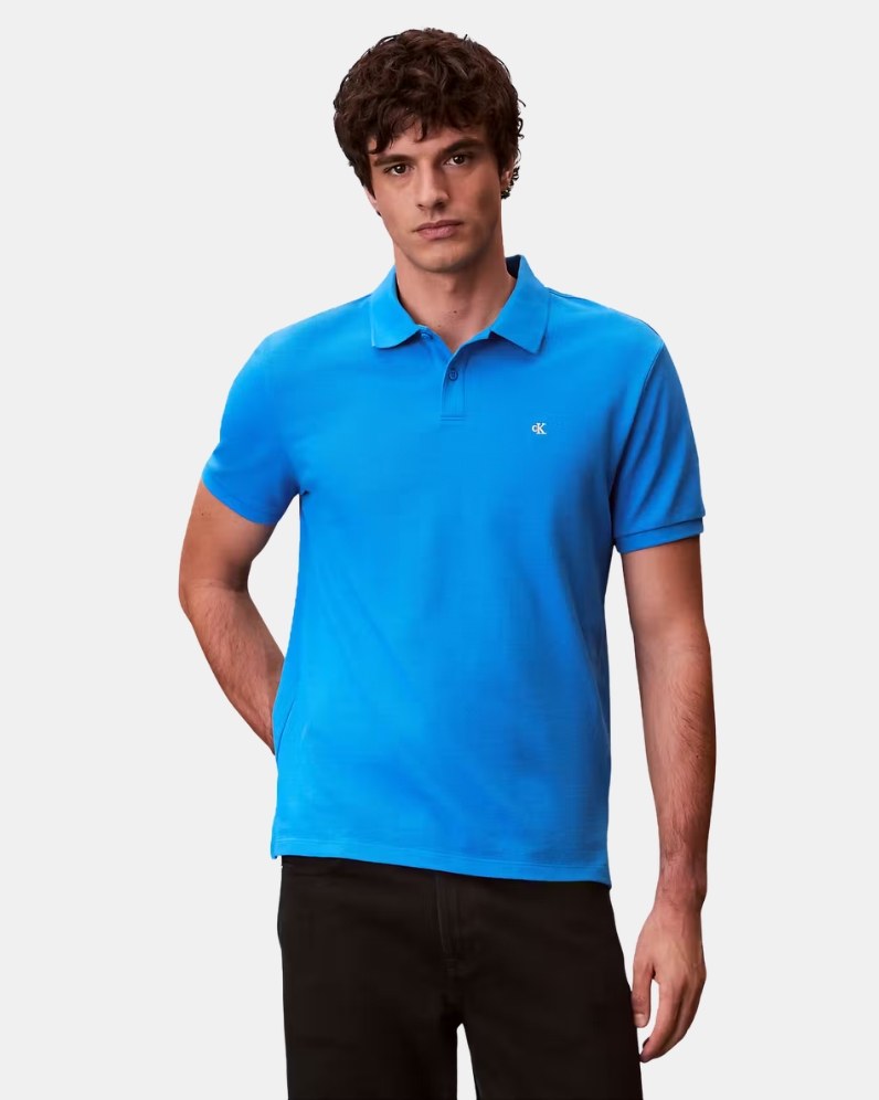 Monogram Pique Polo Shirt