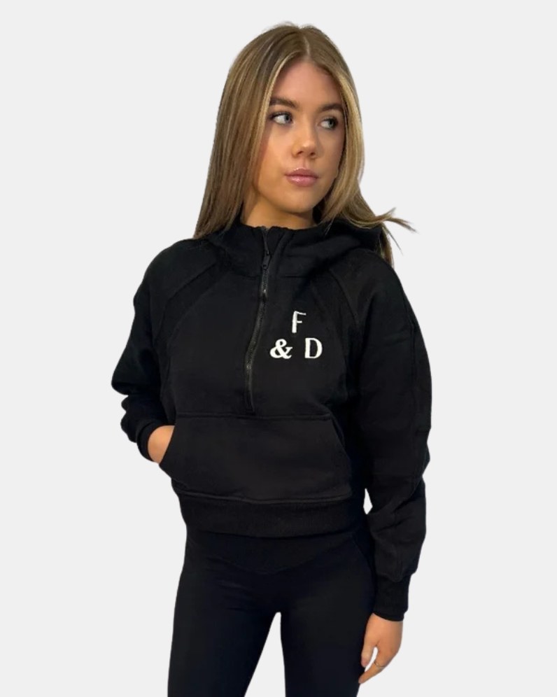 Half Zip Hood