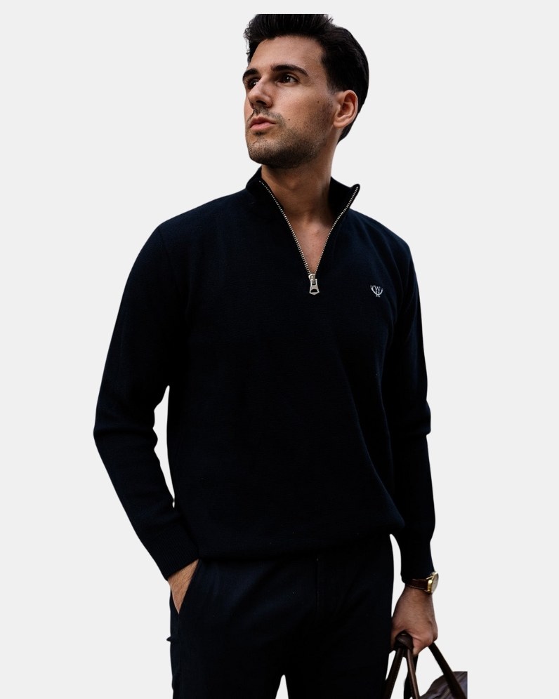 Knit Half Zip Jumper