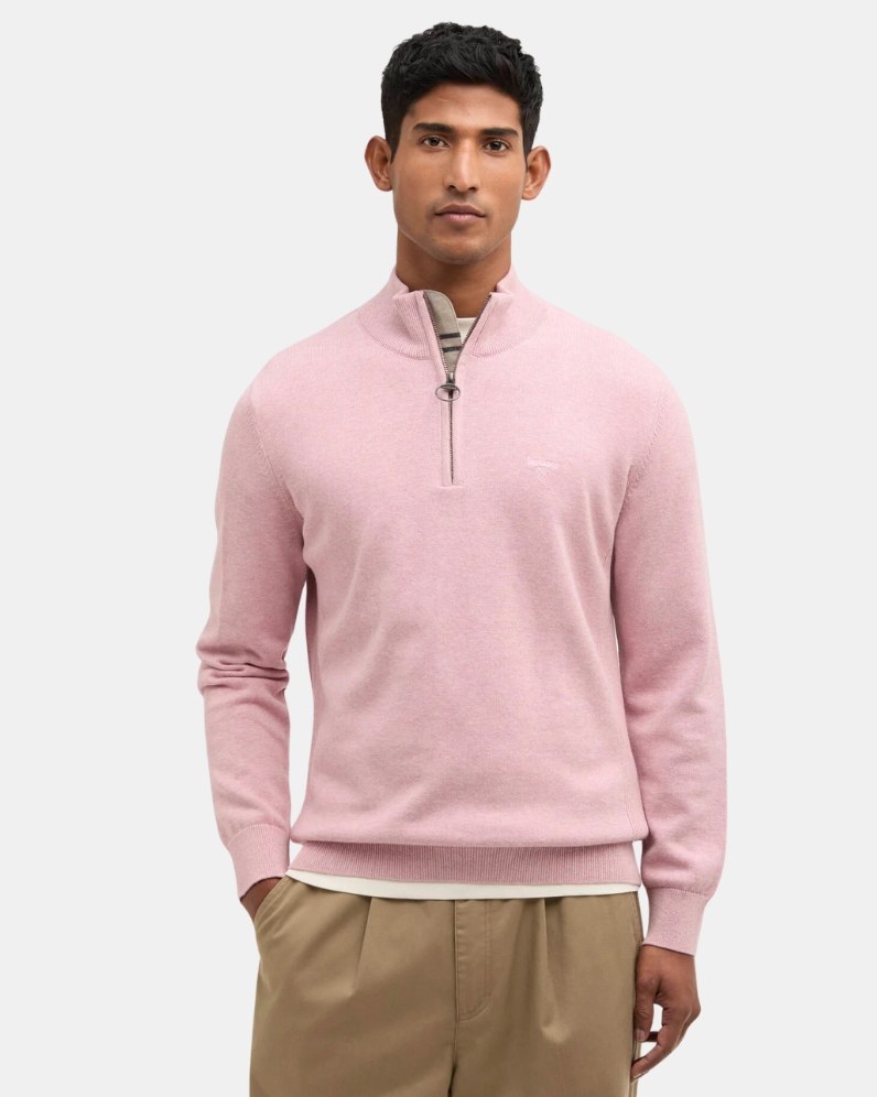 Cotton 1/4 Zip Jumper