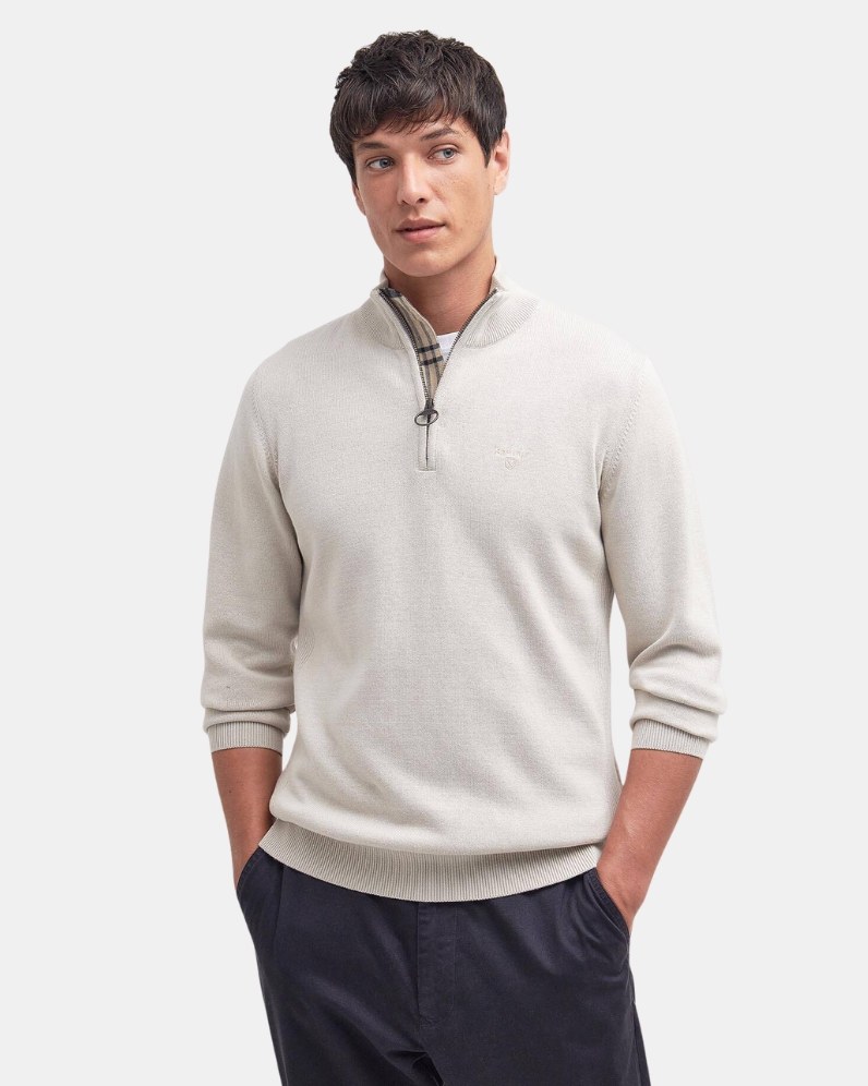 Cotton 1/4 Zip Jumper